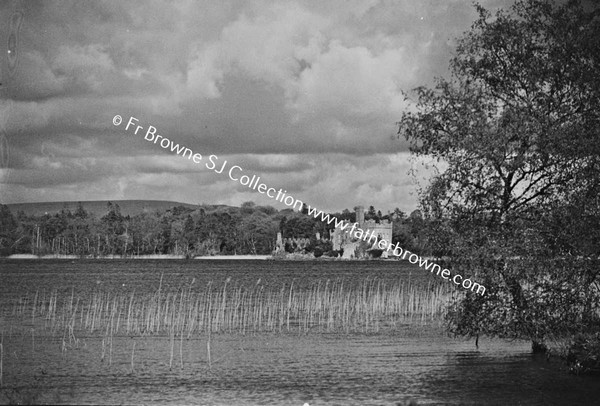 ROCKINGHAM HOUSE   MC DERMOTS CASTLE FROM ISLAND